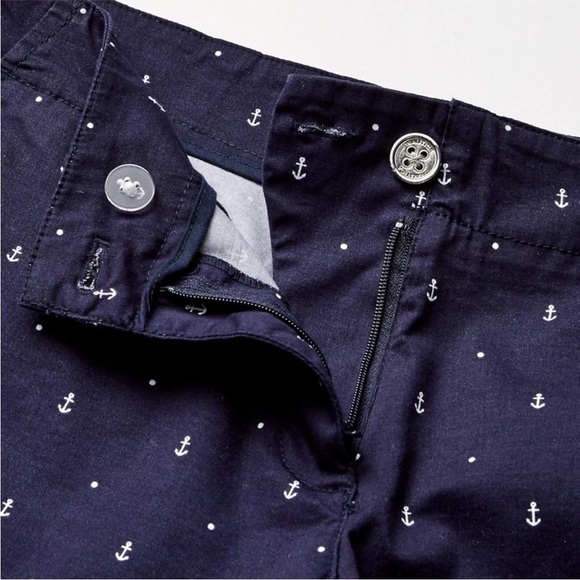 Nautica Signature Embroidered Shorts – Navy Blue | Women’s Size 10 - Picture 7 of 15